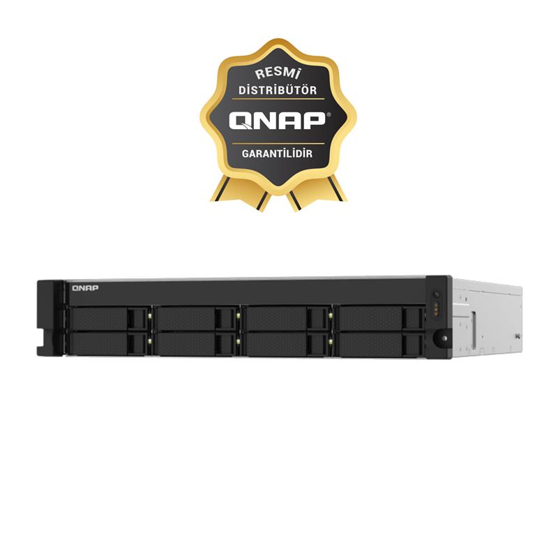QNAP TS-832PXU-RP-4GB RAM 8 HDD YUVALI RACK NAS (RESMİ DİSTRİBÜTÖR GARANTİLİ)